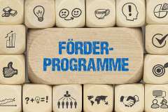 Foto: Schriftzug Förderprogramm